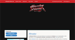 Desktop Screenshot of afinadoronline.net