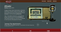 Desktop Screenshot of afinadoronline.com.br